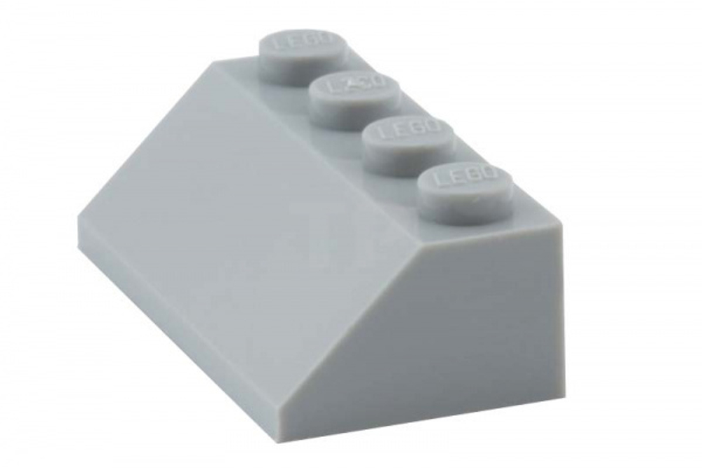 Lego 50шт Кровельный Кирпич 2x4/45° (серый) 4211409