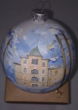 Ёлочный шар - Архитектура, 10 см