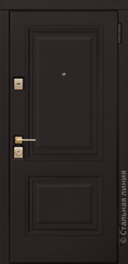 Алансон (Серо-коричневый RAL 8019/Слоновая кость RAL 9001) Alanson