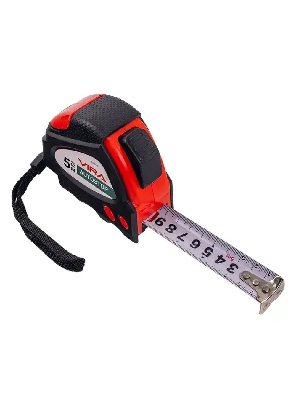 Рулетка 5 м х 25 мм с автостопом и магнитным зацепом VIRA