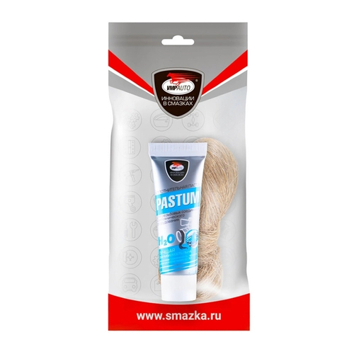 Комплект Уплотнительная паста 70г PASTUM H2O вода+лен 15г