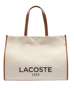 Спортивная сумка Lacoste Unisex Large Heritage Canvas Tote - natural