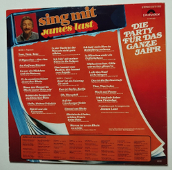 Винтажная виниловая пластинка LP James Last Sing Mit 7 Die Party Fur Das Ganze Jahr (Germany 1980)