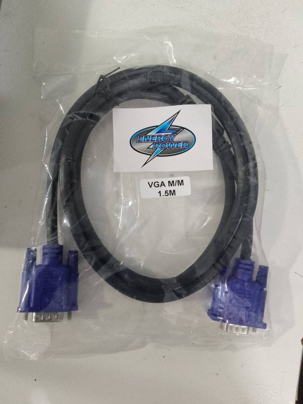 Кабель VGA - VGA  ENERGY POWER 1,5 м, черный