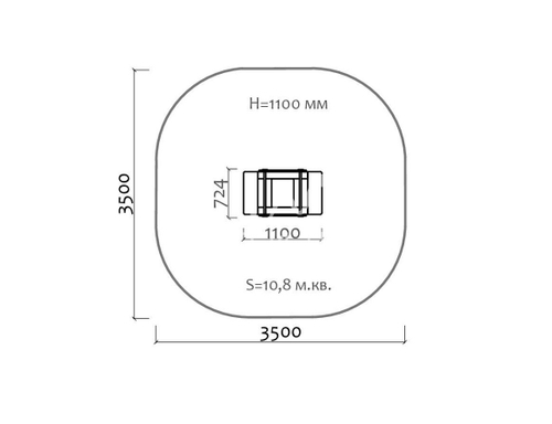 Качели-балансир на пружине “Солнышко”