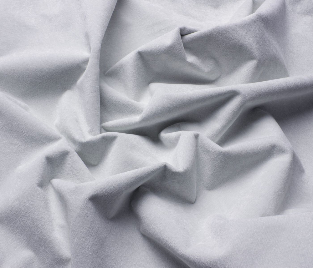 Штора блэкаут Велюр (серый)