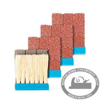 Шлифовальная насадка радиальная De-Tero Rmicro, 35/D23, 4 сегм., шпинд. D8мм