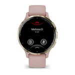 Умные часы Garmin Venu 3S розовые с золотистым безелем