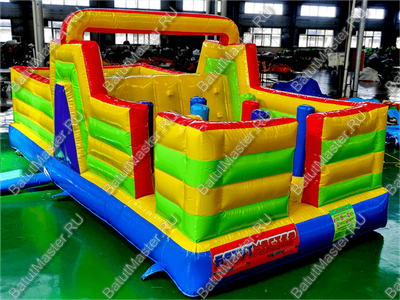 Спортивный надувной игровой батут "Увлекательная полоса мини"