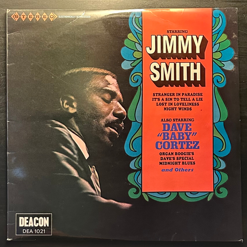 Jimmy Smith / Dave "Baby" Cortez ‎– Starring Jimmy Smith / Also Starring Dave "Baby" Cortez (Англия)