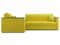 Диван угловой с Баром Неаполь 1,6 - Velutto 28 оливковый/ коричневая накладка