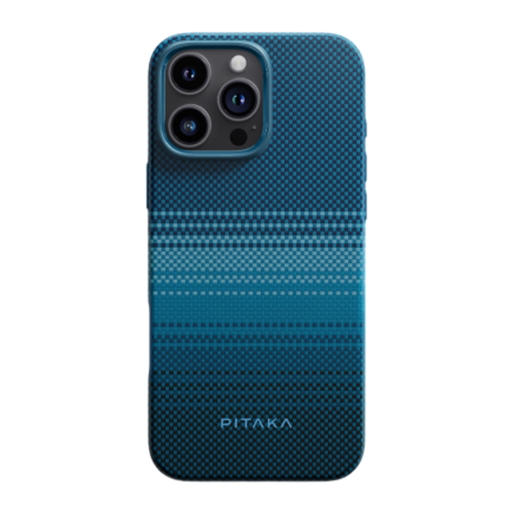 Гибридный чехол из арамидного волокна с поддержкой MagSafe PITAKA Military-Grade Protective Case Sunset · Moonrise для iPhone 16 Pro Max