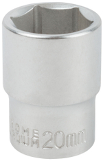 Головка 6-гранная crv 1/2" 20 мм FIT