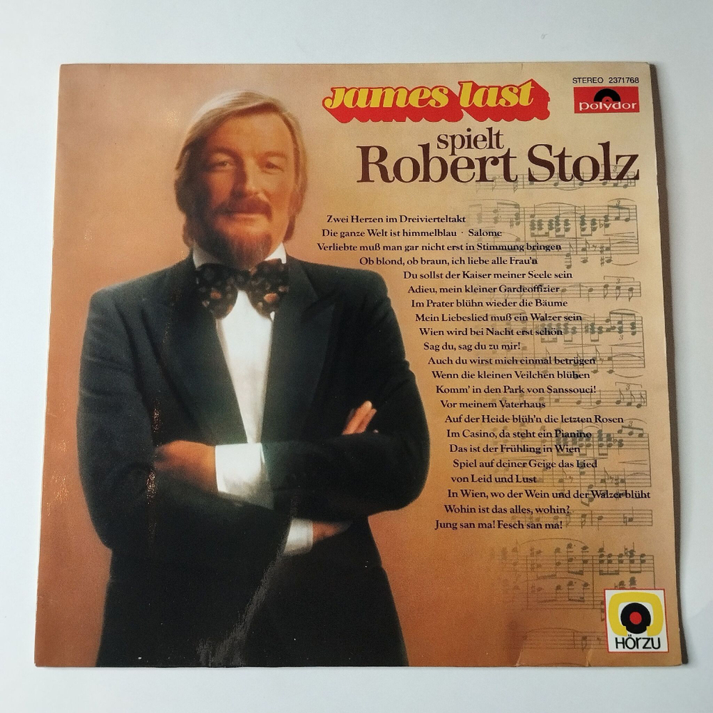 Винтажная виниловая пластинка LP Джеймс Ласт James Last Spielt Robert Stolz (Germany 1977)
