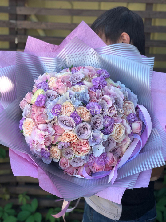 Светло фиолетовый микс 56