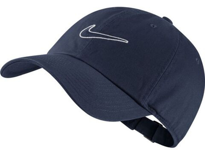Кепка теннисная Nike H86 Essential Swoosh Cap - obisidian/obsidian