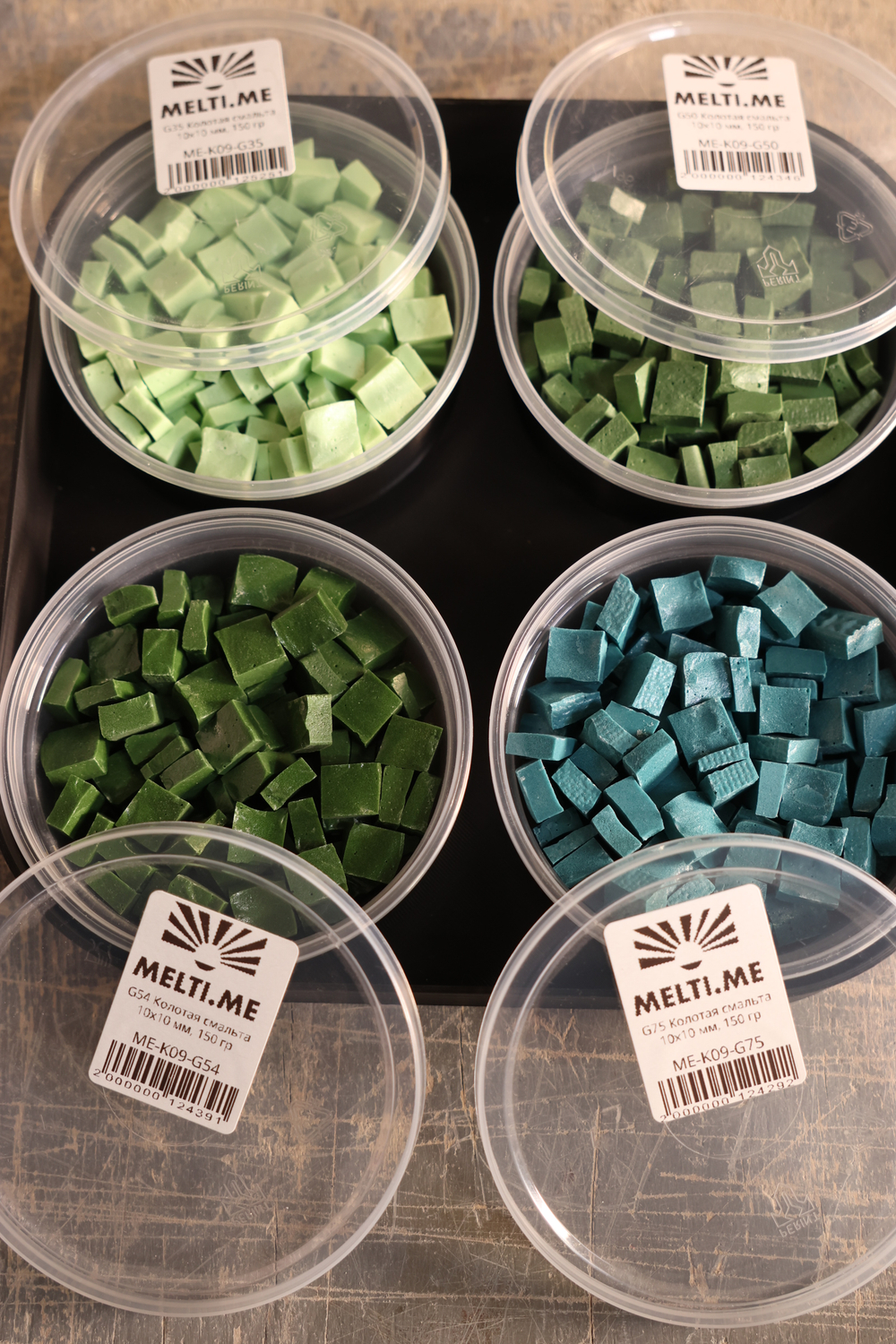 Модуль палитры MELTI P1-5.6, колотая смальта 10х10 мм, 600 гр