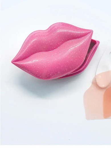 KOCOSTAR  Гидрогелевая маска для губ с экстрактом персика - PINK LIP MASK, 20 шт