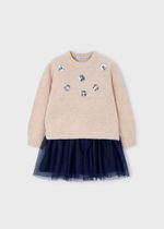 платье с пуловером