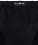 Мужские трусы слипы спорт Atlantic, набор 5 шт., хлопок, светло-голубые + графитовые + чёрные + светлые хаки + голубые, 5SMP-002