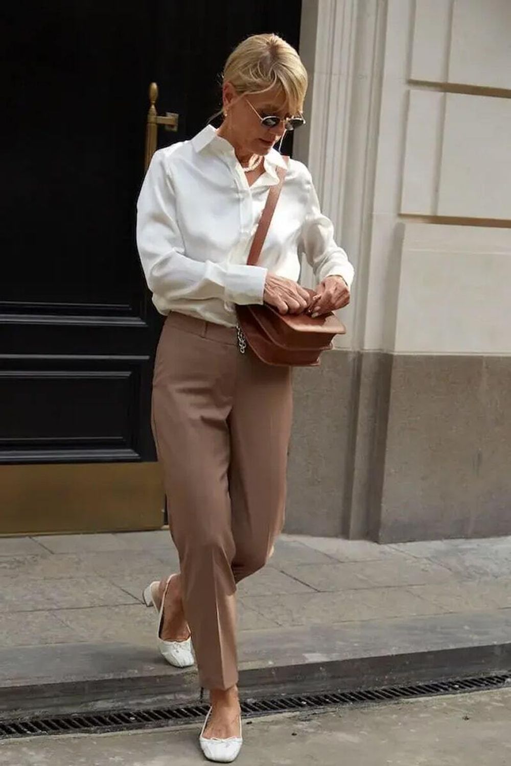 Брюки Чинос на молнии кэмал вискоза