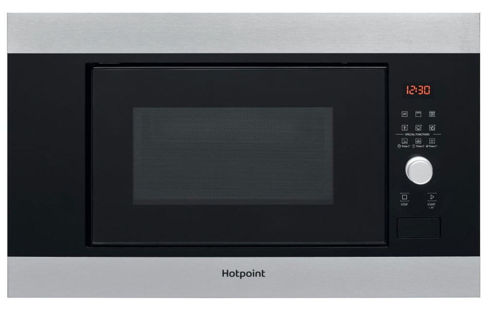 Встраиваемая микроволновая печь СВЧ Hotpoint MF20G IX HA, нержавеющая сталь