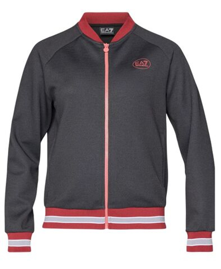 Женская теннисная куртка EA7 Woman Jersey - black beauty