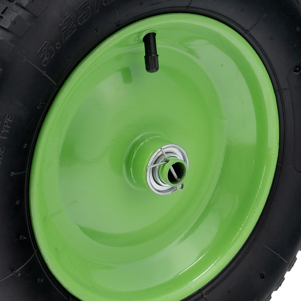 Тачка садовая, 2-х колесная, грузоподъемность 120 кг, объем 65 л Сибртех