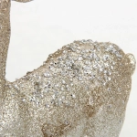 Фигурка новогодняя «Благородный олень» 21*8*31 см, Белый/шампань