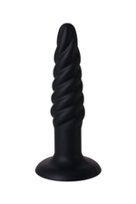 Винтообразная анальная пробка Spiral Butt Plug (Цвет: черный)