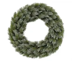 Венок хвойный Женева заснеженный 60 см, Triumph Tree (73105)