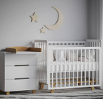 Кроватка Anniken с маятником, матрас 120 на 60 и комод