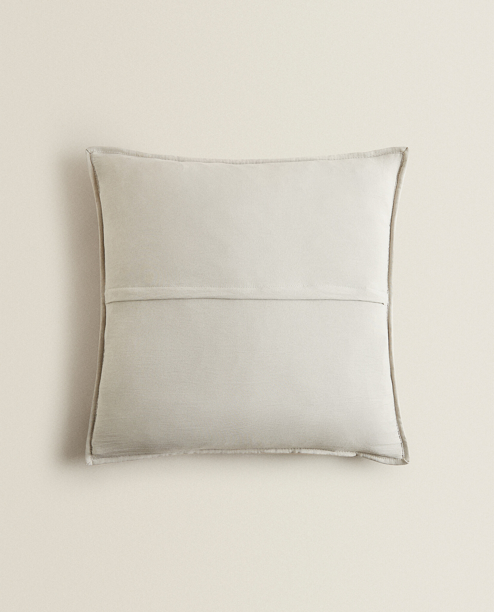 ZARA HOME МЯГКИЙ ЧЕХОЛ ДЛЯ ДЕКОРАТИВНОЙ ПОДУШКИ, СЕРЫЙ