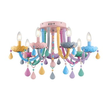 Люстра потолочная 7*E14 SL1700.782.07 разноцветный Fiata ST-Luce