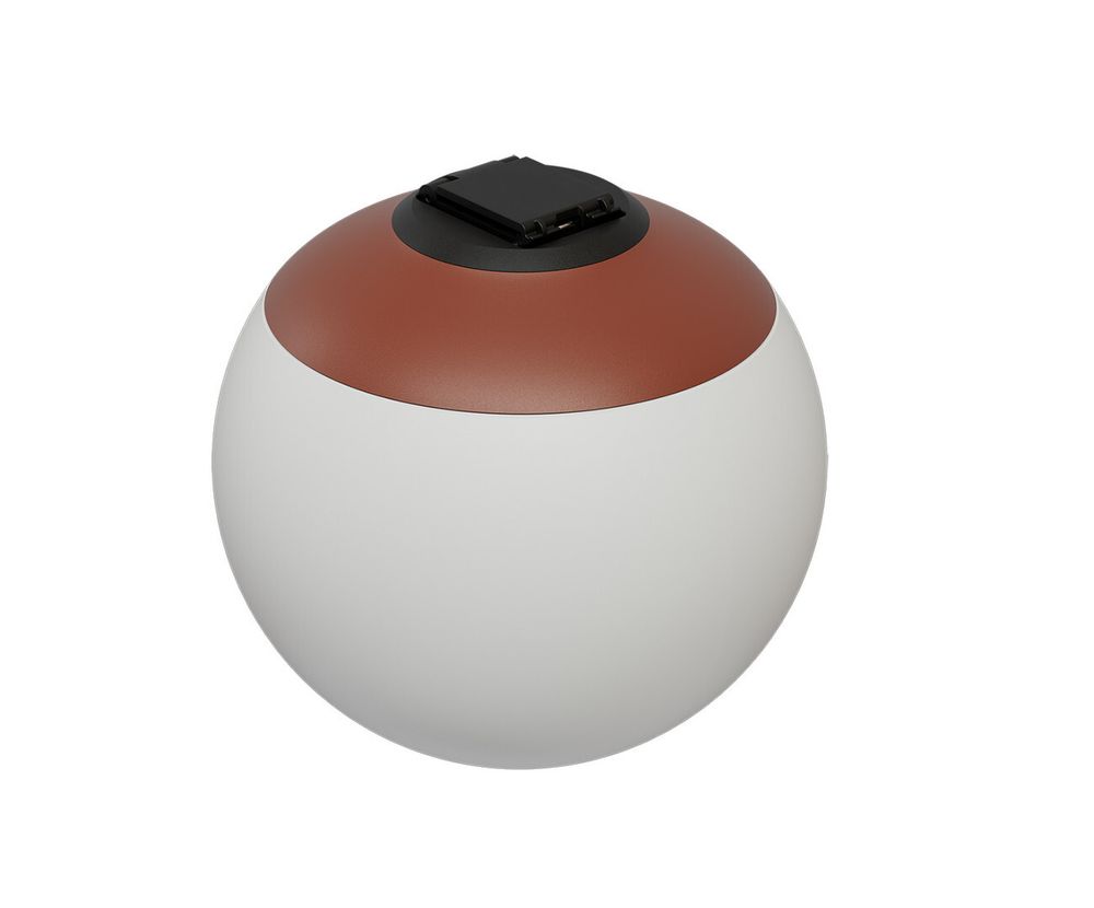 Трековый однофазный светодиодный светильник Сатори терракотовый d9,5 h9,2 Led 6W (4000K)