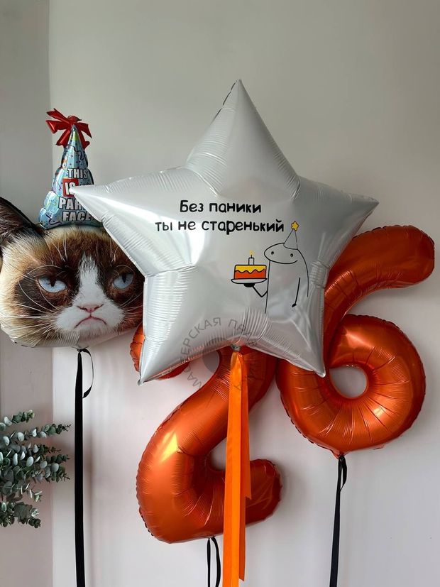 "Без паники!" (набор из 4 шаров) №2229