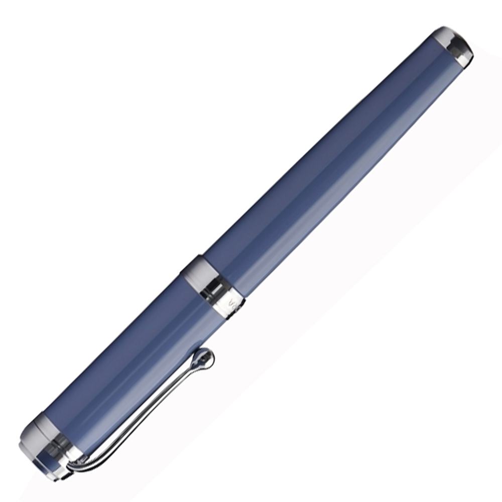 Перьевая ручка Aurora Talentum Resina blue resin CT, перо - F, в подарочной коробке