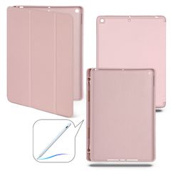 Чехол книжка-подставка Smart Case Pensil со слотом для стилуса для iPad 7, 8, 9 (10,2”) - 2019-2020-2021 (Розовый песок / Pink Sand)