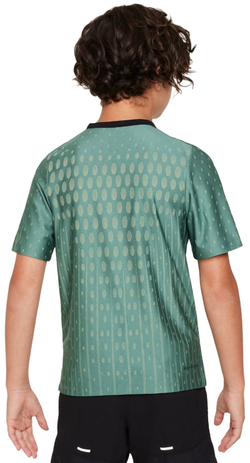 Футболка для мальчика теннисная Nike Kids Dri-Fit Adventage Multi Tech Top - зеленый
