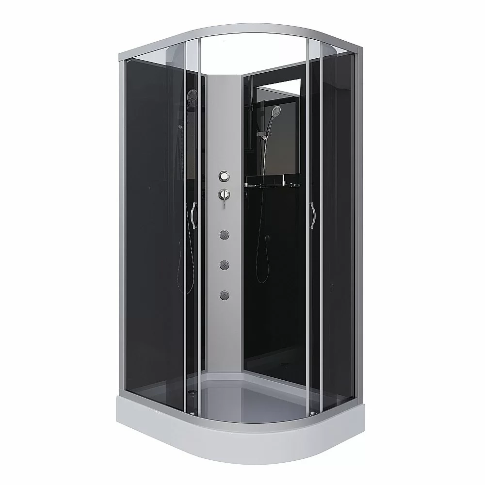 Душевая кабина Niagara Classic NG-3512-14BKG 120х80 с гидромассажем