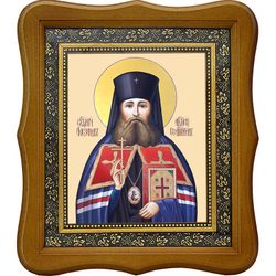 Александр (Щукин) Семипалатинский, архиепископ священномученик. Икона на холсте.