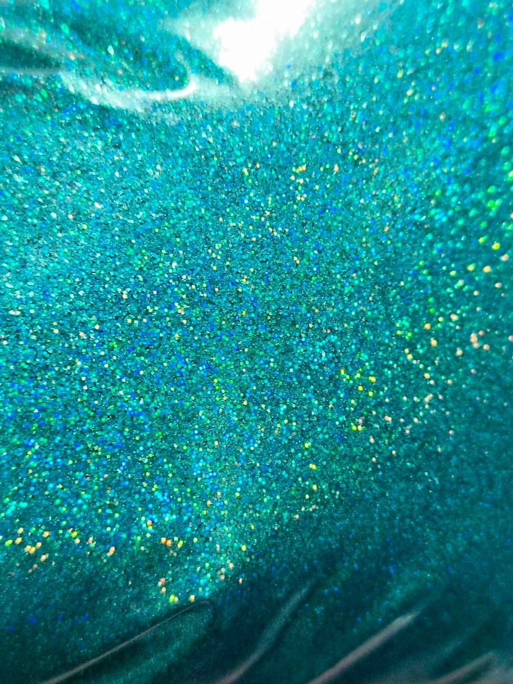 Блёстки Глиттеры 813-04мм - Бирюзовый голографик - универсальные