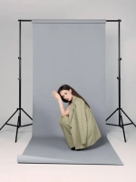 Фон бумажный Raylab 017 Light Grey светло-серый 1.35x6м