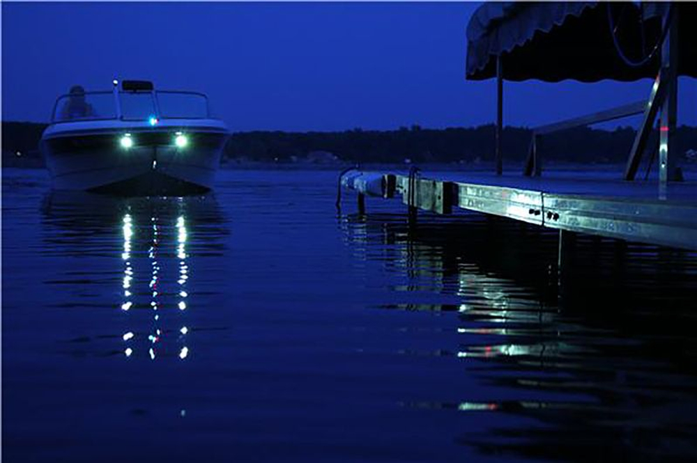 Фара светодиодная (швартовные огни), пара, корпус из нержавеющей стали (10252065)