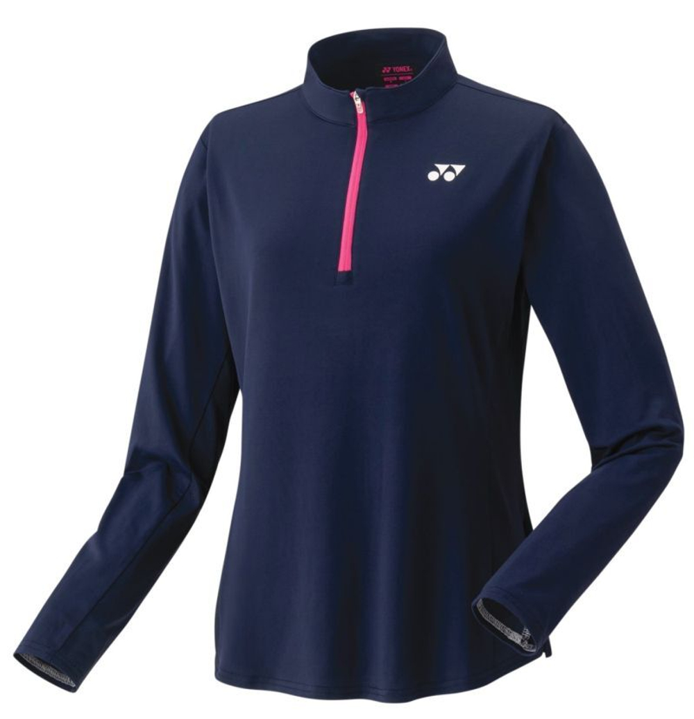 Женская теннисная футболка (dł. Рукава) Yonex Roland Garros Long Sleeve Shirt - navy blue