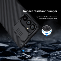 Чехол усиленный с защитной шторкой для камеры от Nillkin на Samsung Galaxy S23 FE, серия CamShield Pro Case