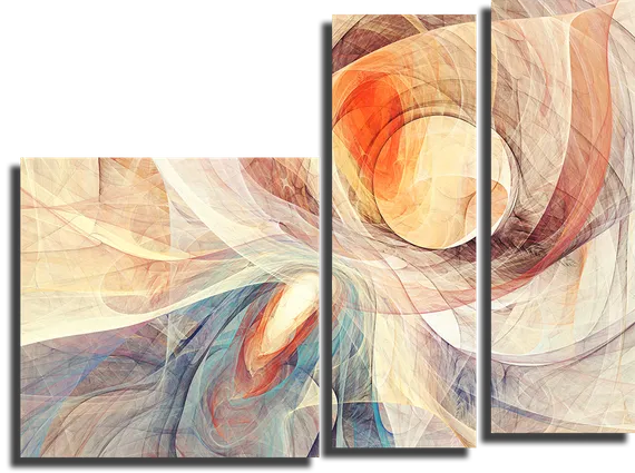 Модульная картина "Геометрический абстрактный узор"