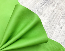 Neon Green (0,5-0,7мм), цв. Зеленый, натуральная овчина