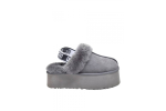 UGG Funkette Suede Platform Grey
