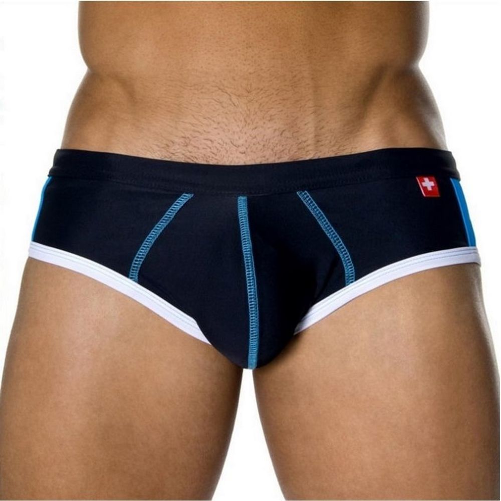 Мужские плавки брифы черные Andrew Christian Swim Brief